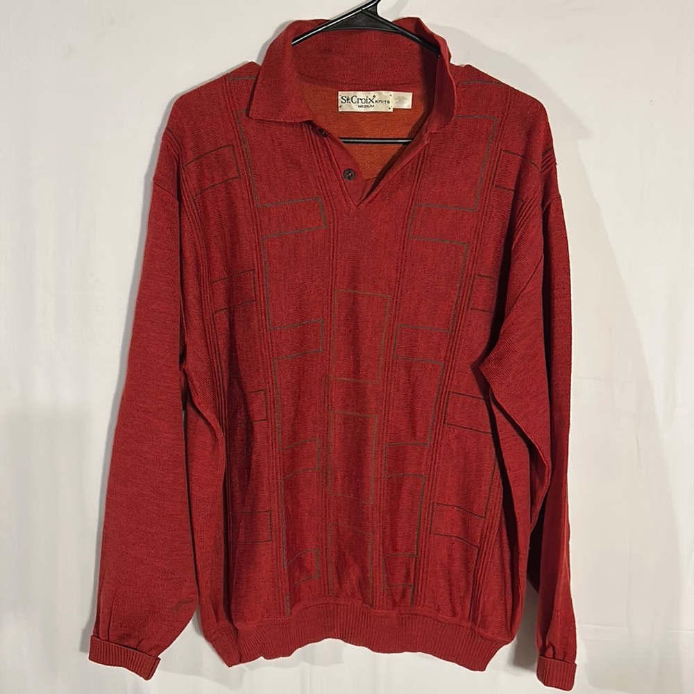 St. Croix Knits Polo Sweater